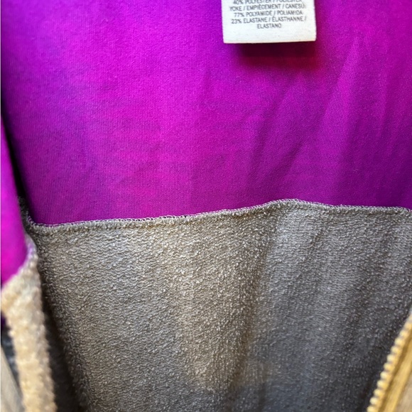 PINK Victoria's Secret Zip-Up Sweater in Gray and Purple - Picture 6 of 6